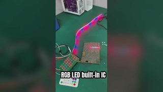 Đèn LED RGB có thể định địa chỉ với thiết kế tùy chỉnh IC tích hợp