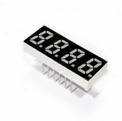 Màu đỏ Bốn chữ số 7 phân đoạn hiển thị 0,56 Inch cho chỉ số LED
