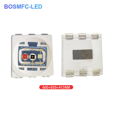 1.5W 5050 SMD LED Chip 660nm + 850nm + 415nm Cho LED Cosmetology Y tế Giảm đau