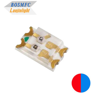 Bi Color SMD LED 0805 Màu đỏ và xanh dương màu kép 0.06W chip Ultra Bright