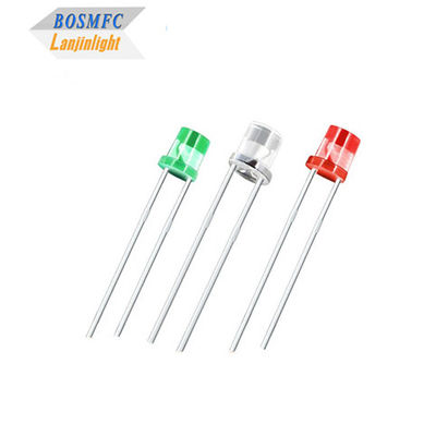 Ống kính thông minh trên mặt phẳng 5mm Đỏ, xanh lá cây, xanh lam đa chức năng 0,06W Diode ánh sáng thực tế