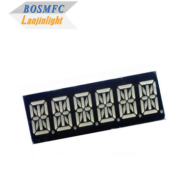 0.39 " 16 phân đoạn màn hình LED 6 chữ số màu siêu đỏ 49x15x8mm