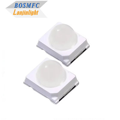 0.2w 60mA Độ sáng cao 20.000mcd Xanh 2835 SMD LED 30 độ Dome Lens Diode cho đèn giao thông
