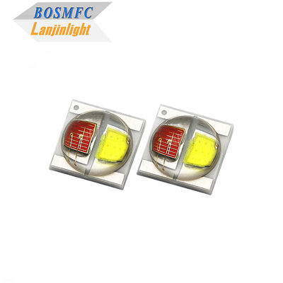 2W 3535 SMD LED Dome Lens 30 độ Bi Color Đỏ Và Trắng 350mA Diode LED độ sáng cao