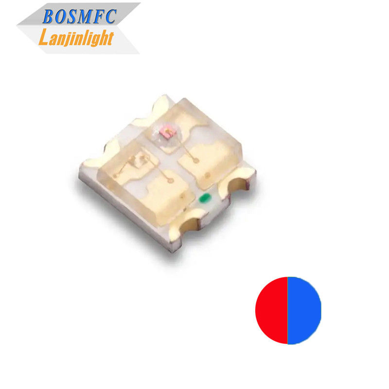 Bi màu 0603 SMD dẫn đỏ &amp; xanh, đa chức năng 1615 hai màu Chip LED