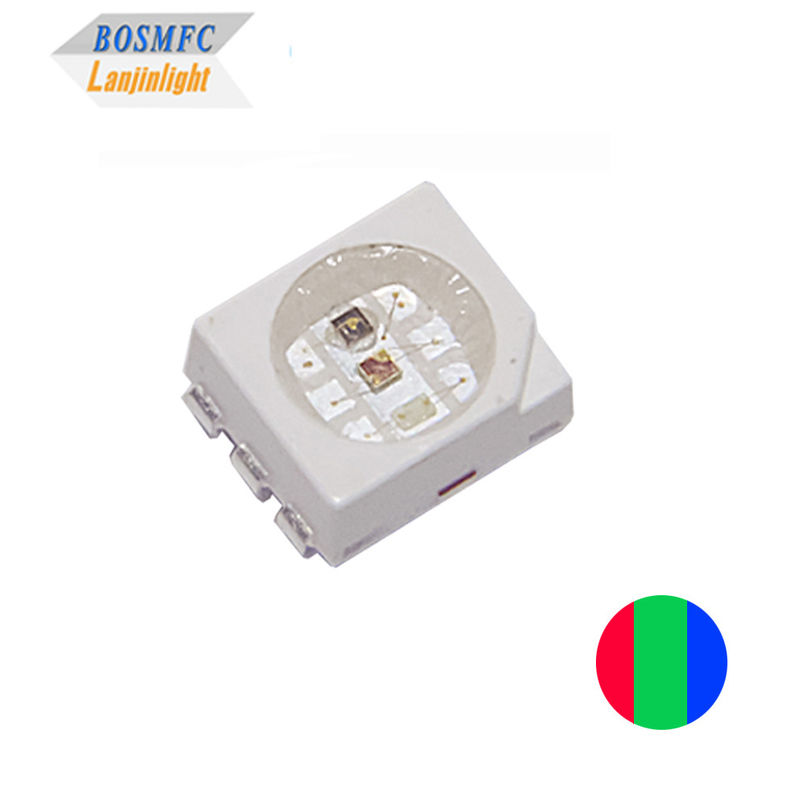2835 SMD LED RGB chống tĩnh 0,6W LED ba màu cho đèn nhà thông minh