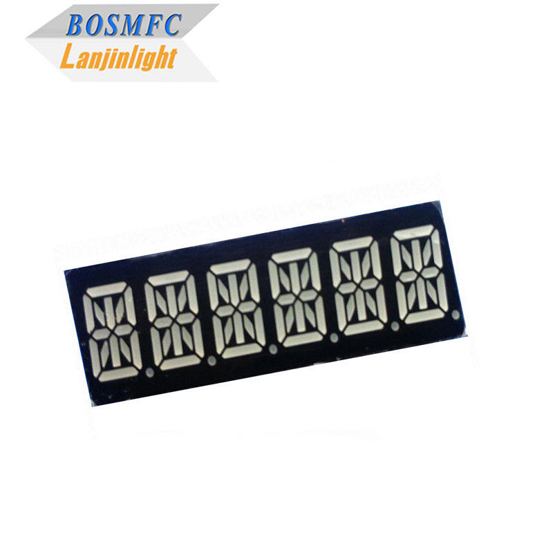 0.39 " 16 phân đoạn màn hình LED 6 chữ số màu siêu đỏ 49x15x8mm