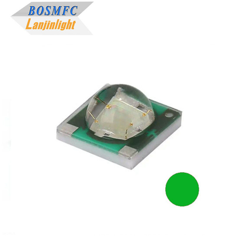 Màu xanh lá cây Chip LED công suất cao 3535 SMD Diode High Lumen 3W