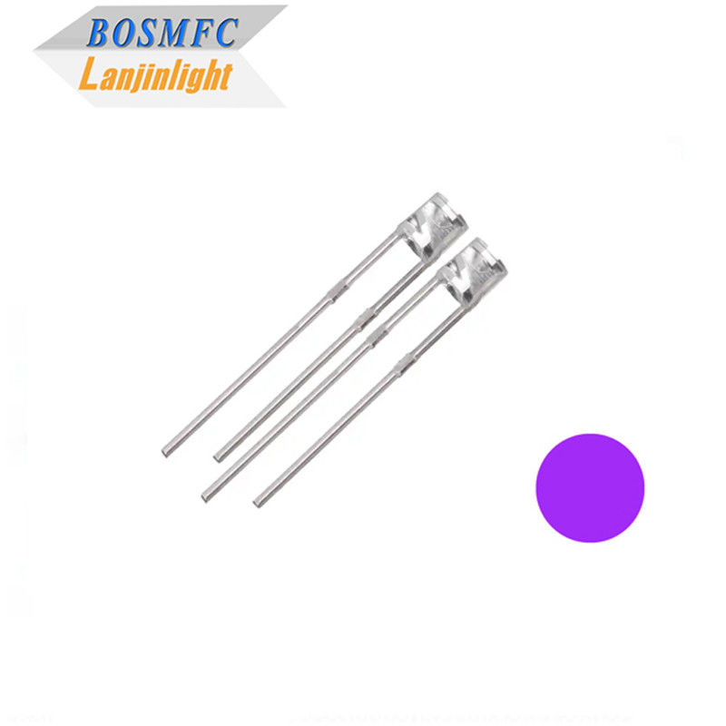 Chiếc chip LED UV 3mm thông qua lỗ 365nm để phát hiện đồ trang sức