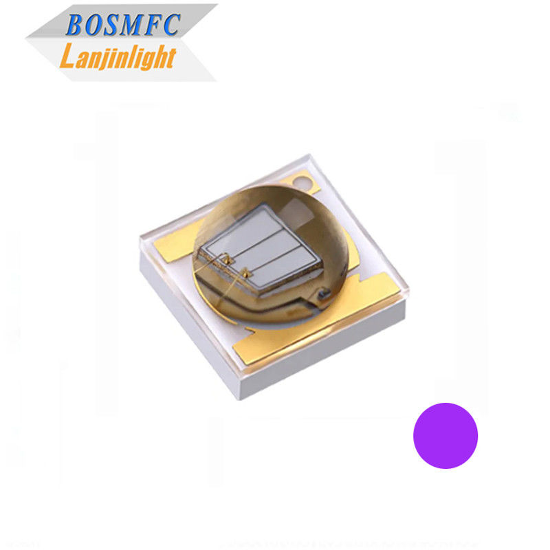 3W 3535 Đèn bề mặt UV LED Chip UVA năng lượng cao UVC 365nm Cho UV Curing