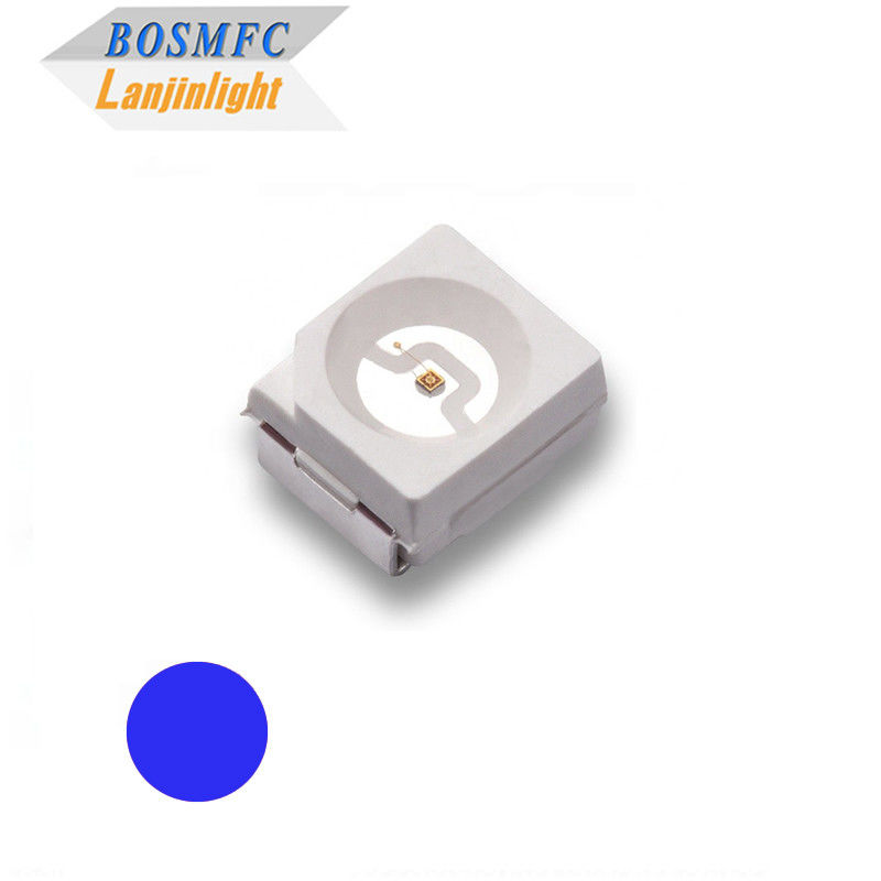 20mA 3528 SMD LED Màu xanh phát ra ánh sáng tốt Phân tán nhiệt cho dải LED