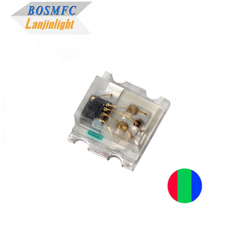 12mA 0807 RGB LED tích hợp trong IC 5v Anti Static 0805 Multicolor LED SMD
