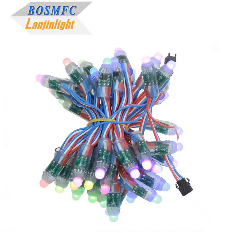 IP68 chống nước WS2811 đèn LED Pixel Module String Light Digital LED Pixel DC5V đèn LED đa màu