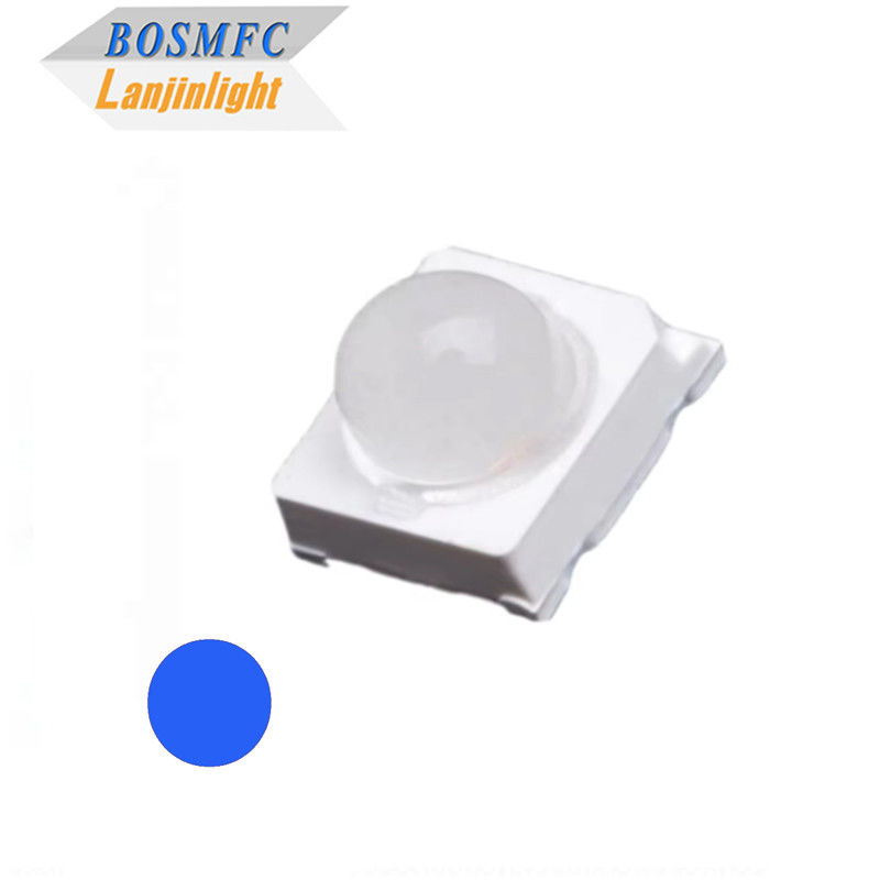 Nhìn nhỏ góc 30 độ 60 độ 6000mcd xanh 2835 SMD LED với ống kính mái vòm cho các dấu hiệu giao thông LED