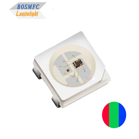3.5V-5.5V 5050 RGB LED với WS2812B IC đa màu bền SK6812