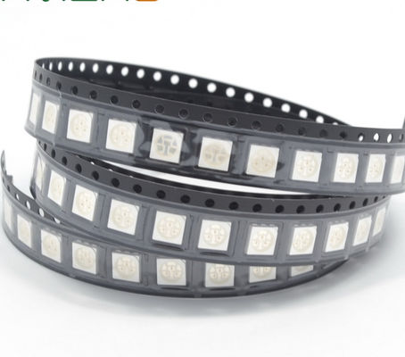 5050 SMD LED Đèn phát ra ánh sáng màu vàng Chip LED Amber cho đèn LED biển số