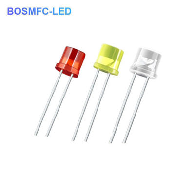 5mm Flat Top Through Hole LED Phân bố góc nhìn 100 độ