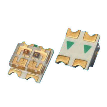 Màu kép 1206 SMD LED bề mặt gắn 3216 chip Đỏ & Đen