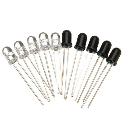 5mm IR LED Chip 850nm 890nm 940nm 980nm Thông qua lỗ cho nhiệt kế