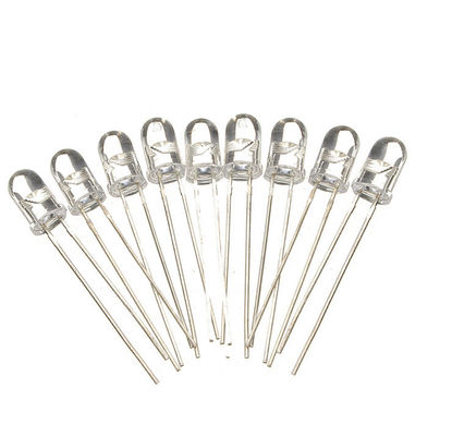 Đầu tròn 5mm UV LED 385nm 395nm ánh sáng UV Kính sạch nước cho đèn muỗi