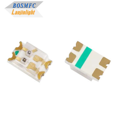 Bi Color SMD LED 0805 Màu đỏ và xanh dương màu kép 0.06W chip Ultra Bright