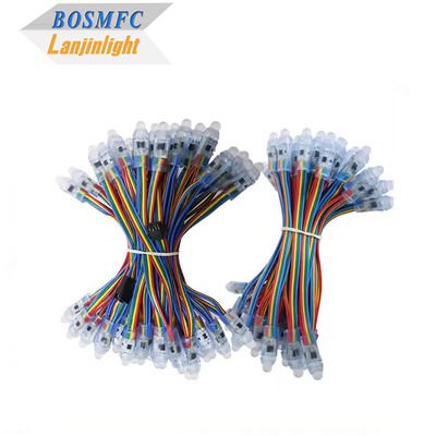 Cảnh sân vườn ngoài trời 108 mô hình RGB đầy đủ màu sắc có thể lập trình Pixel LED Light DMX 512 Point Light