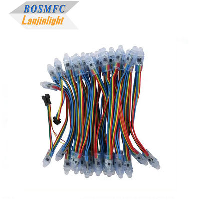 Cảnh sân vườn ngoài trời 108 mô hình RGB đầy đủ màu sắc có thể lập trình Pixel LED Light DMX 512 Point Light