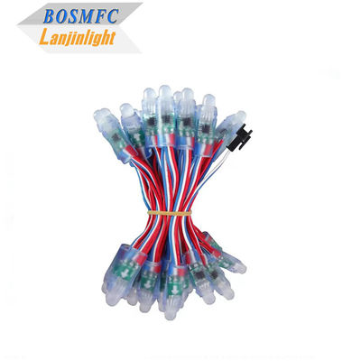 RGB đầy màu sắc có thể lập trình DC5V LED mô-đun WS2811 12mm chống nước IP68 thông minh Pixel Giáng sinh đèn RGB dây đèn