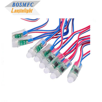 RGB đầy màu sắc có thể lập trình DC5V LED mô-đun WS2811 12mm chống nước IP68 thông minh Pixel Giáng sinh đèn RGB dây đèn