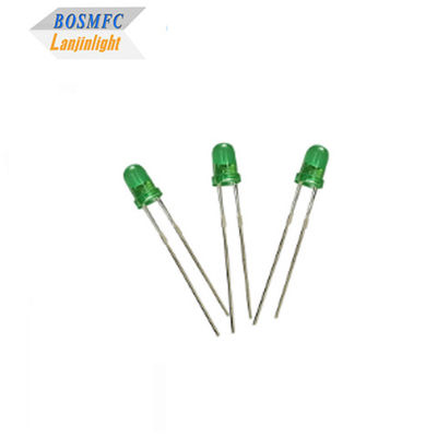 3mm dip led Green Light LED Light Emitting Diode 5V Độ dài sóng 520nm-535nm