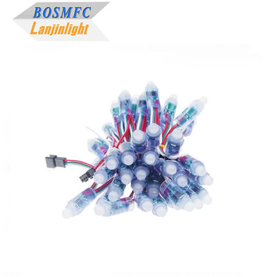 RGB Full Color Pixel Không thấm nước WS2811 Pixel Động vật LED có thể địa chỉ kỹ thuật số Đèn dây 12mm DC 5V